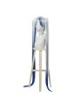 Vocaloid Hatsune Miku Snow 2018 White Blue Mixed Color Cosplay Wigs