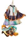 Vocaloid Miku Halloween Orange Anime Cosplay Costumes