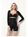 Women Black Slimming Tight Pants