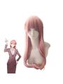 WotaKoi Love is Hard for Otaku Narumi Momose 70cm Pink Orange Long Straight Cosplay Wig