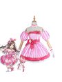 Youtuber Kizuna AI Woman Pink Dress Cosplay Costume