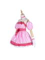 Youtuber Kizuna AI Woman Pink Dress Cosplay Costume