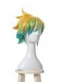League Of Legends Star Guardian Ezreal Short Golden Mixed Blue Game Cosplay Wigs