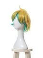 League Of Legends Star Guardian Ezreal Short Golden Mixed Blue Game Cosplay Wigs