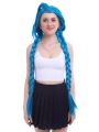 LOL Loose Cannon Jinx Blue Long Cosplay Woman WigsLOL Loose Cannon Jinx Blue Long Cosplay Woman Wigs