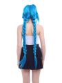 LOL Loose Cannon Jinx Blue Long Cosplay Woman Wigs
