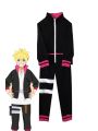 Naruto Uzumaki Naruto Black Anime Cosplay Costumes