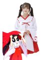 Inuyasha Kikyo Red Cosplay Kimono Costumes