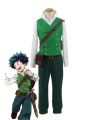 My Hero Academia Izuku Midoriya Anime Cosplay Green Costumes