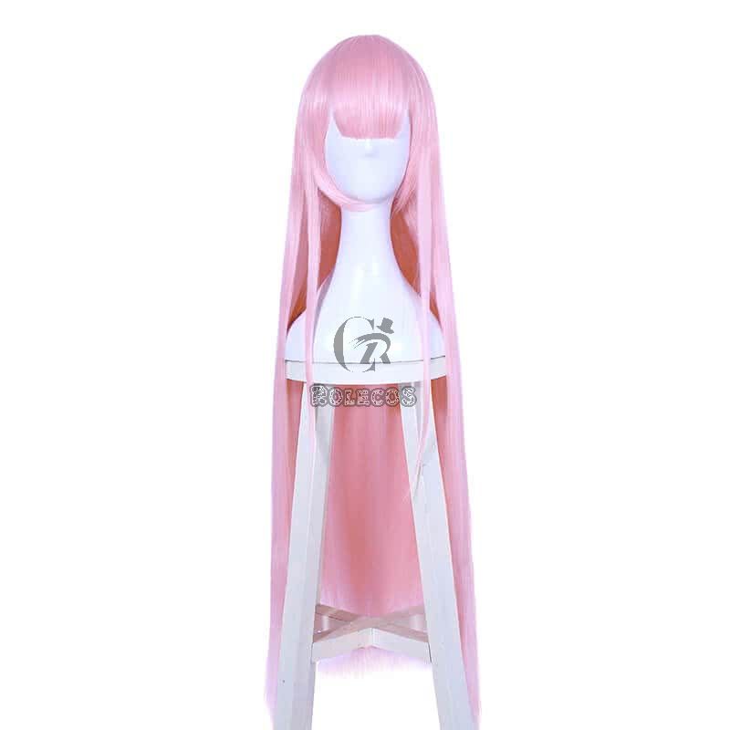 100 cm Long DARLING IN THE FRANXX ZERO TWO   Anime Pink Straight Cosplay Wigs
