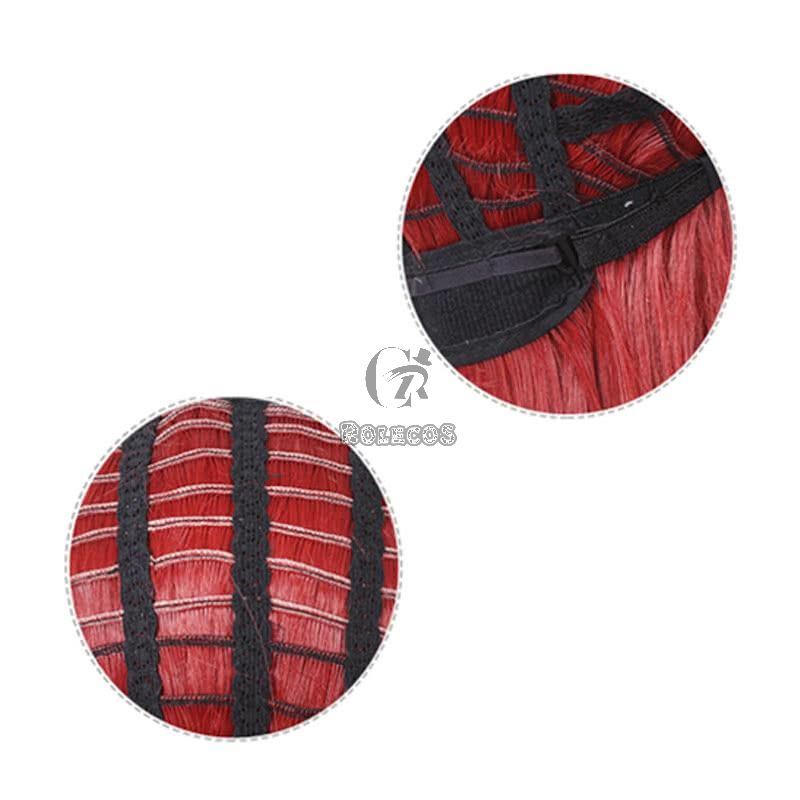 100 cm Long Steins;Gate 0 Kurisu Makise Anime Crimson Straight Cosplay Wigs