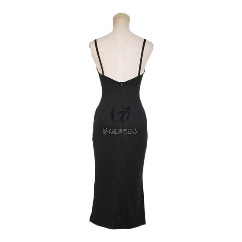 Anime Fullmetal Alchemist Lust Black Dress Cosplay Costume