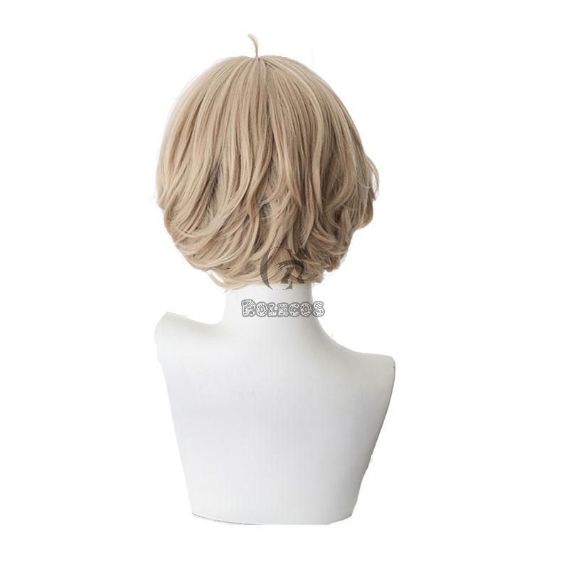 35cm InSpectre Iwanaga Kotoko Brown Short Curly Cosplay Wigs 