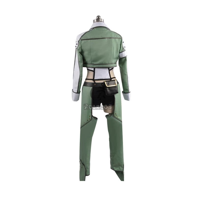 Hot Anime Sword Art Online Sinon Cosplay Costume Female Outfits