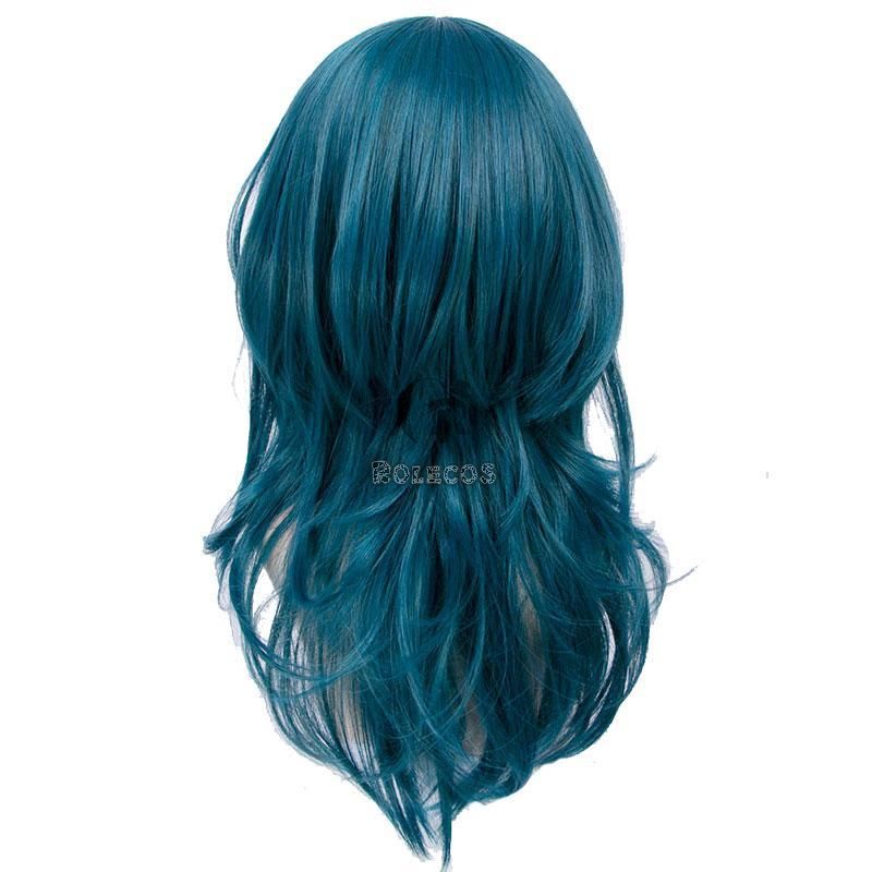 50cm Fire Emblem Three Houses Byleth Blue Long Cosplay Wigs