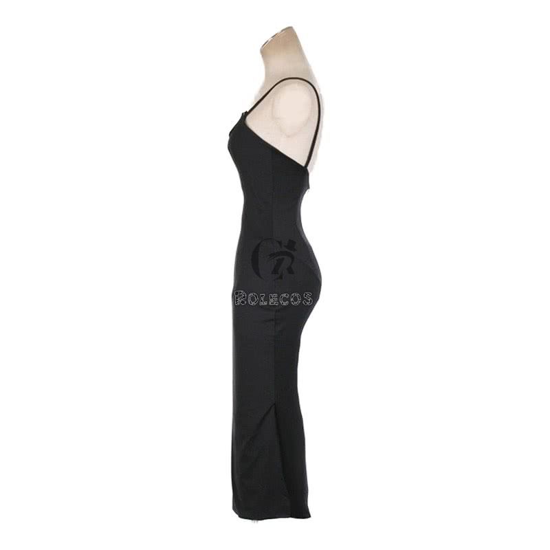 Anime Fullmetal Alchemist Lust Black Dress Cosplay Costume