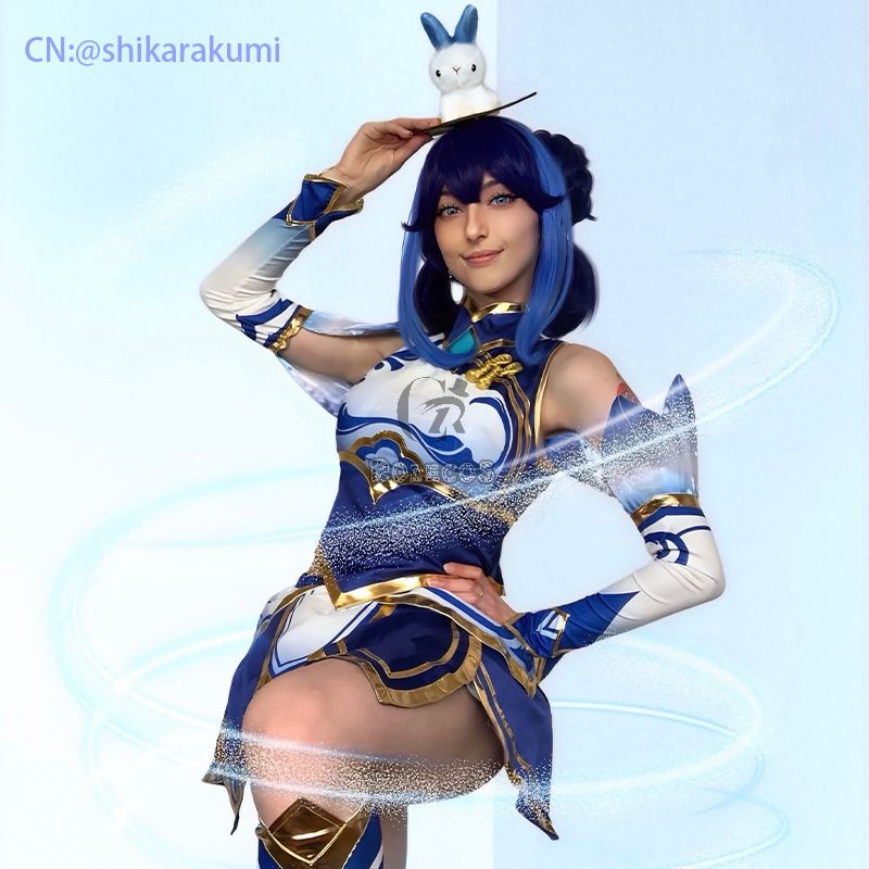 LOL League of Legends Porcelain Lux Cosplay Costume