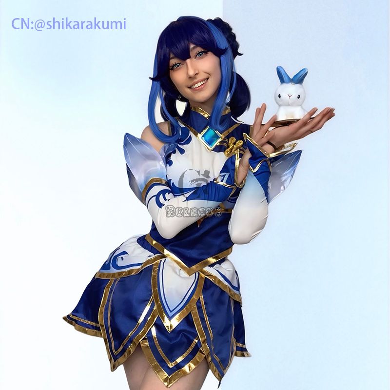 LOL League of Legends Porcelain Lux Cosplay Costume