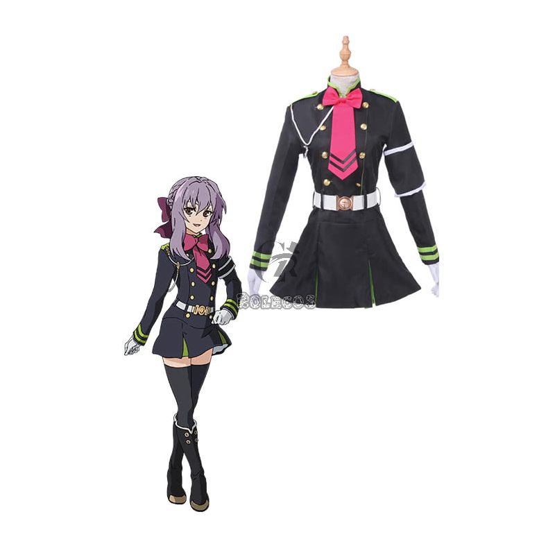Seraph of the End Hiiragi Shinoa Cosplay Costumes