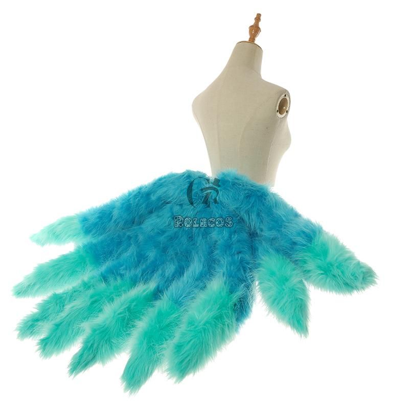 LOL Spirit Blossom Ahri  Gradient Tail Cosplay