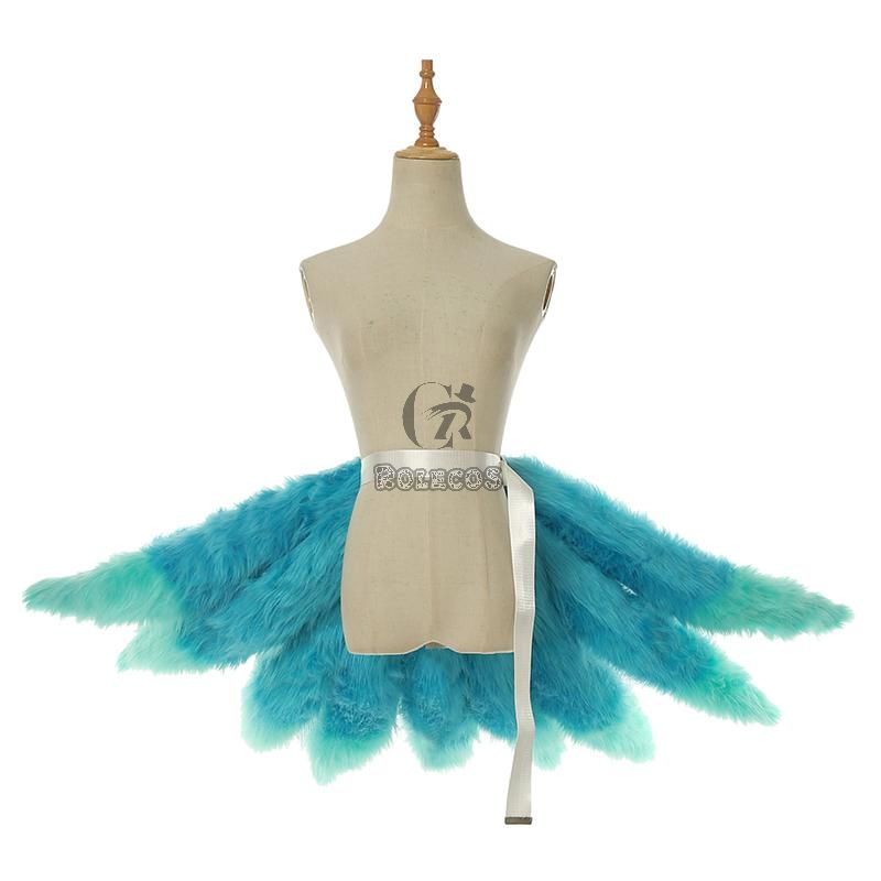 LOL Spirit Blossom Ahri  Gradient Tail Cosplay
