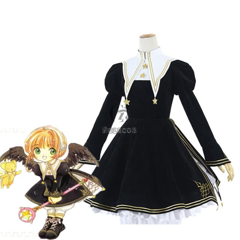  Cardcaptor Card Captor Sakura  Kinomoto Lolita Dress Cosplay Costume