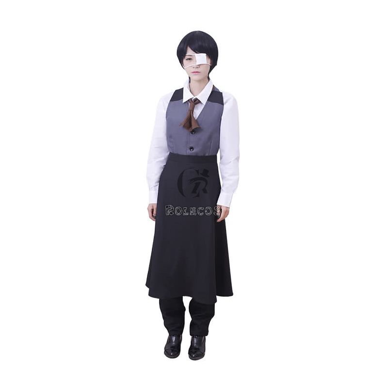  Tokyo Ghoul Kaneki Ken Work Clothes Cosplay Costume