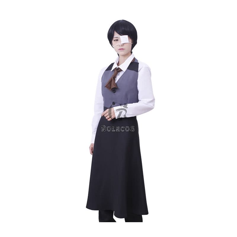  Tokyo Ghoul Kaneki Ken Work Clothes Cosplay Costume