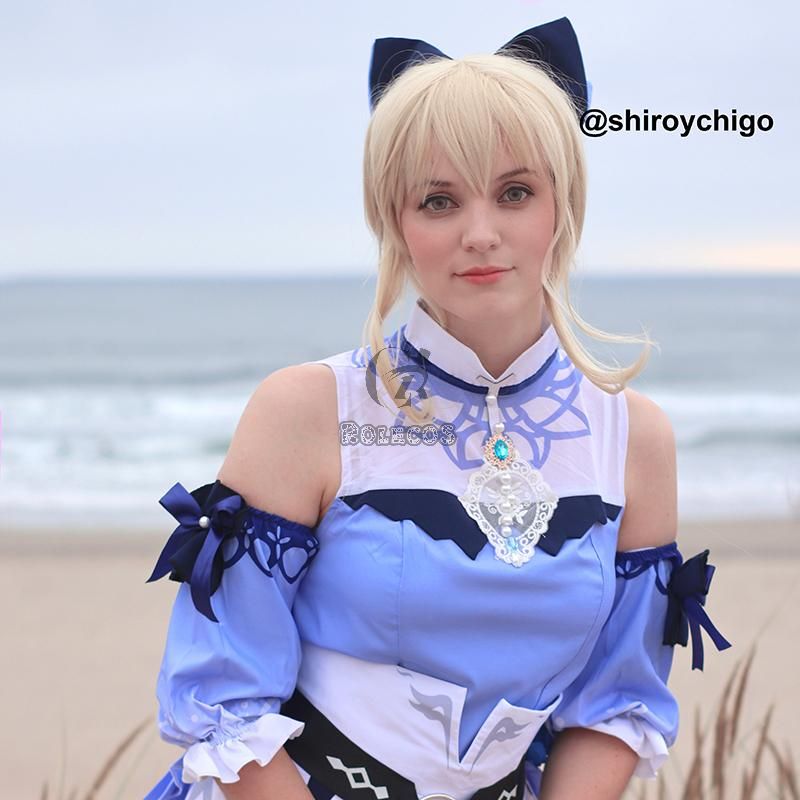 Game Genshin Impact Jean Blond Cosplay 
