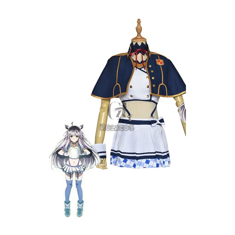 Akashic Records Of Bastard Magic Instructor Sistine Fibel Blue Girl Dress Anime Cosplay Costumes