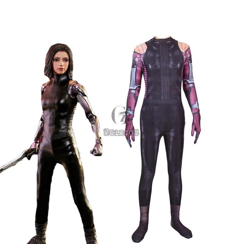Alita Battle Angel Alita Battle suit Cosplay Costume 