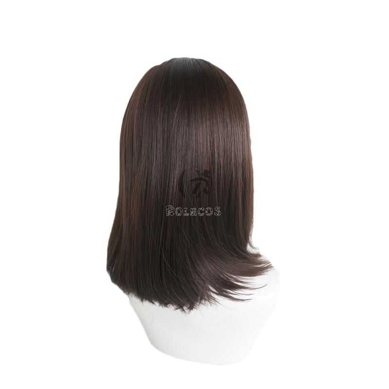 Alita Battle Angel Alita Short Brown Wig Cosplay Wigs
