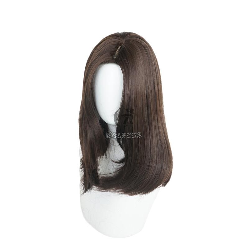 Alita Battle Angel Alita Short Brown Wig Cosplay Wigs