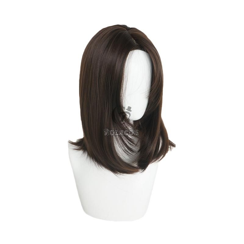 Alita Battle Angel Alita Short Brown Wig Cosplay Wigs