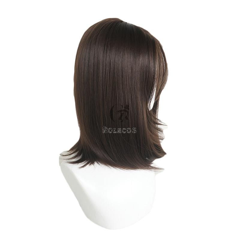 Alita Battle Angel Alita Short Brown Wig Cosplay Wigs