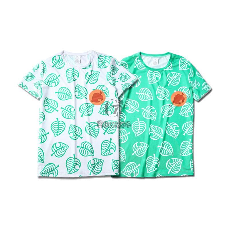 Animal Crossing Tom Nook Shirt T-shirt Cat Costume Hood Cosplay Costume