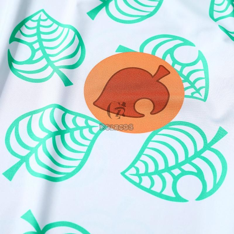 Animal Crossing Tom Nook Shirt T-shirt Cat Costume Hood Cosplay Costume