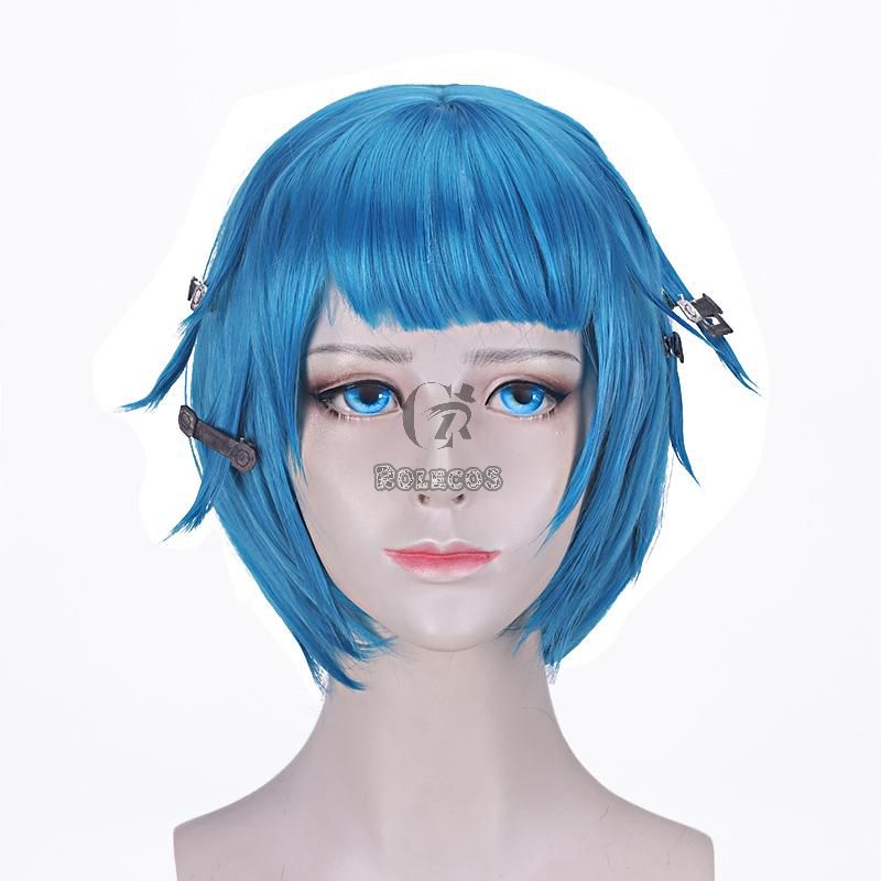 Anime LOL Arcane Jinx Blue Cosplay Wigs 4 Styles