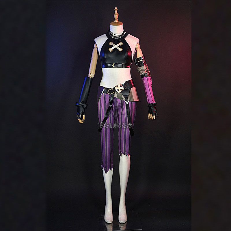 Anime LOL Arcane Jinx The Loose Cannon Cosplay Costume