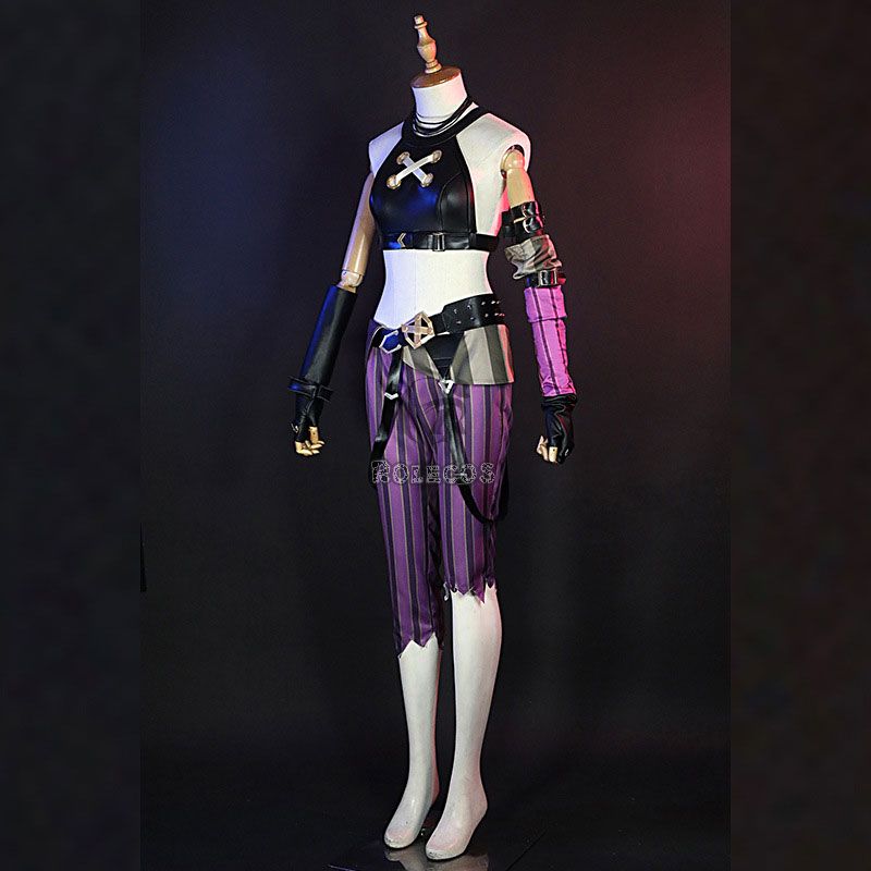 Anime LOL Arcane Jinx The Loose Cannon Cosplay Costume