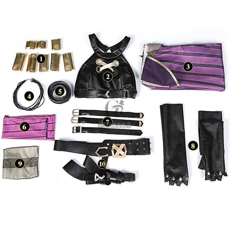 Anime LOL Arcane Jinx The Loose Cannon Cosplay Costume