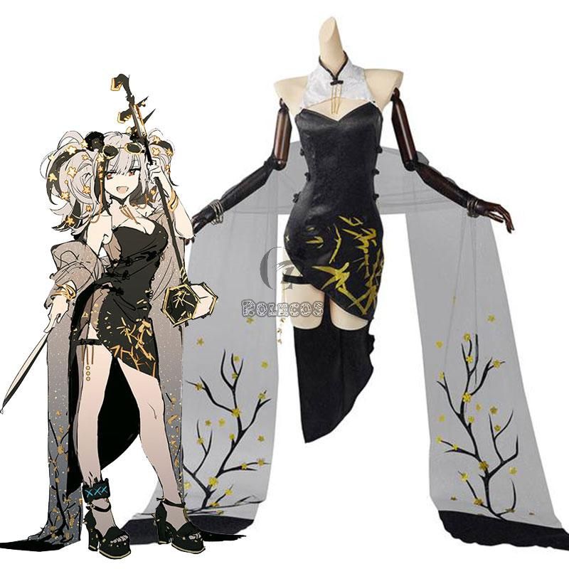 Arknights Ambience Synesthesia FEatet Cheongsam Cosplay Costume