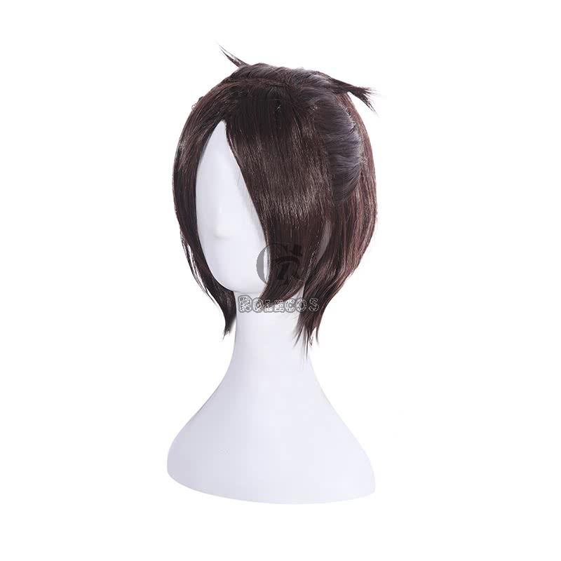 Attack On Titan Hanji Zoe Short Brown Cosplay Wigs