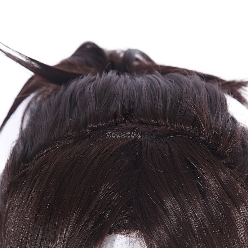 Attack On Titan Hanji Zoe Short Brown Cosplay Wigs