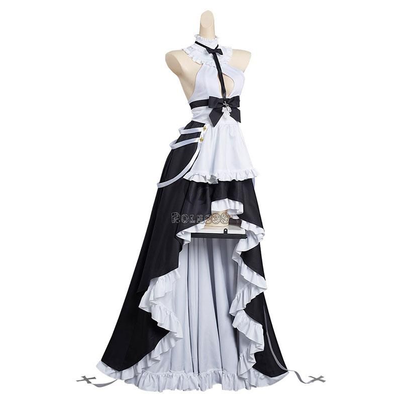 Azur Lane KMS August von Parseval Maid Cosplay Costume