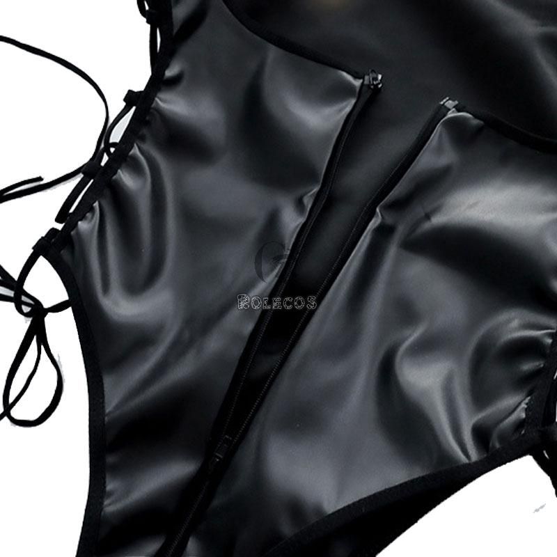 Black Bodysuit Tights Sexy Lingerie Cosplay Costume 