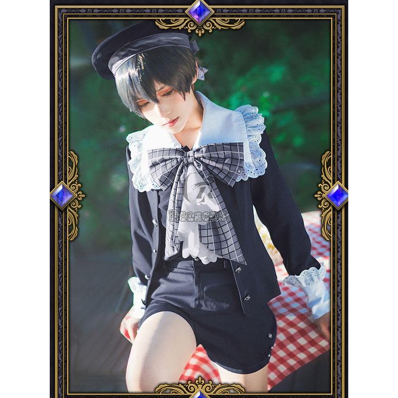 Black Butler Ciel Phantomhiv Childhood Cosplay Costume