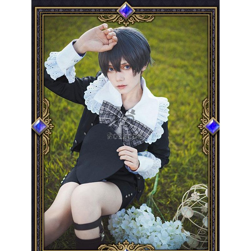 Black Butler Ciel Phantomhiv Childhood Cosplay Costume