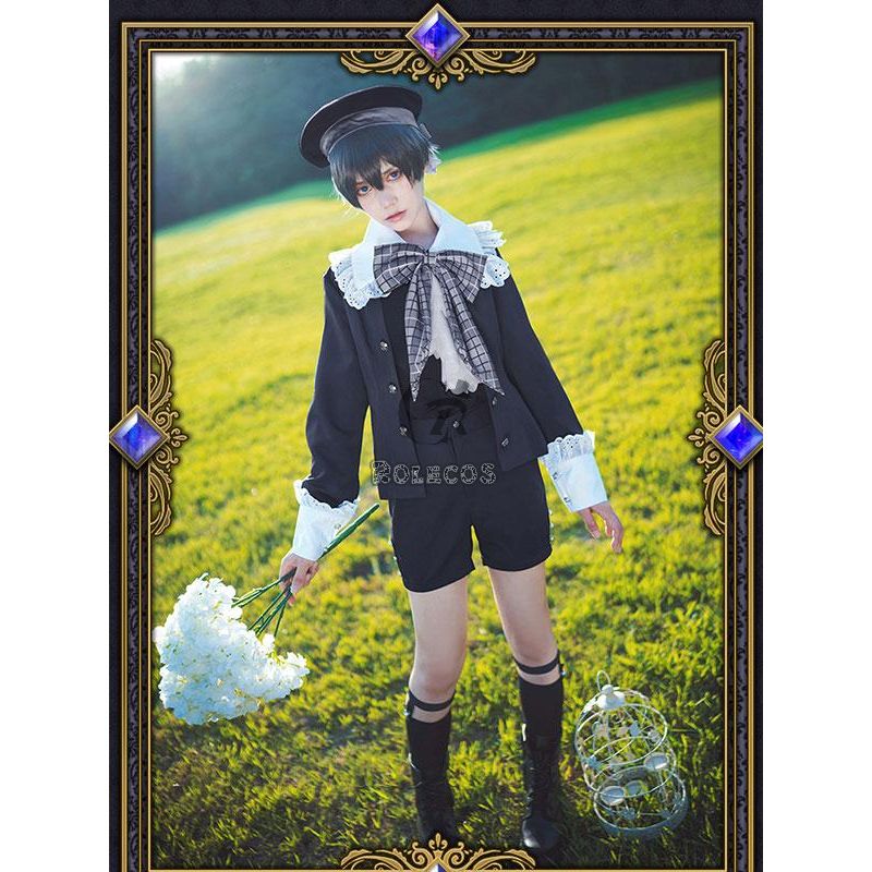 Black Butler Ciel Phantomhiv Childhood Cosplay Costume
