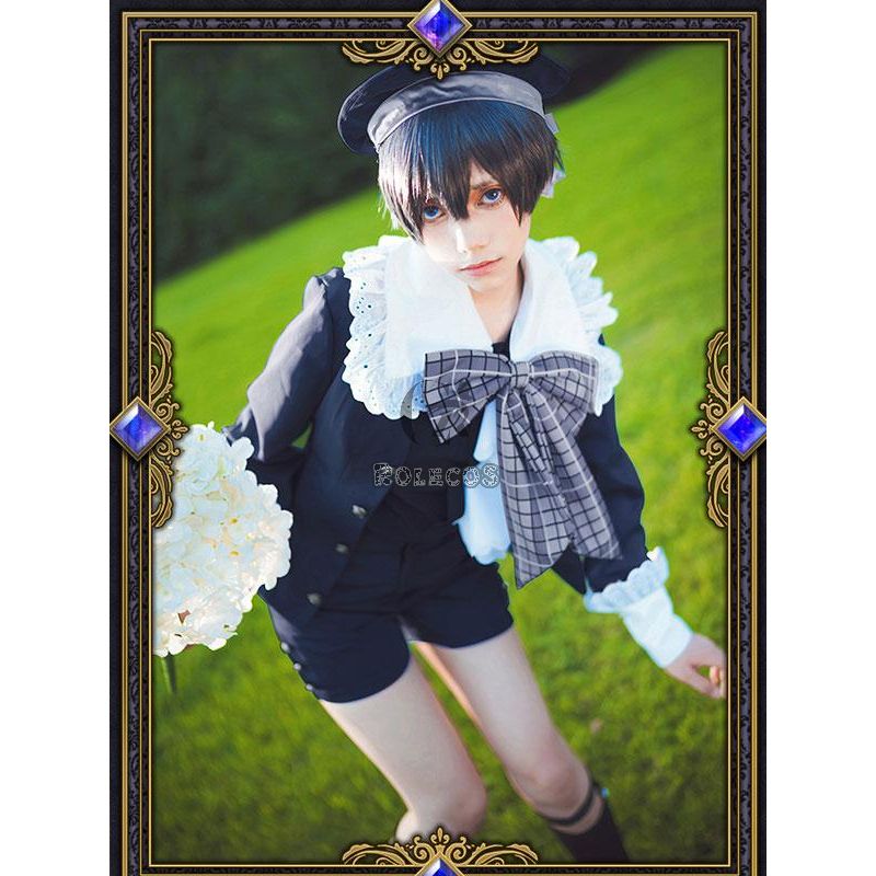 Black Butler Ciel Phantomhiv Childhood Cosplay Costume